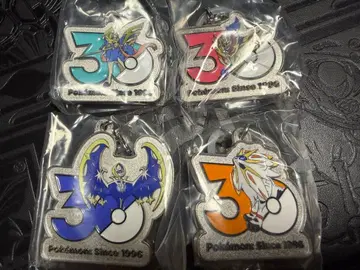 포켓몬 30주년 기념 메탈 참 4종 세트