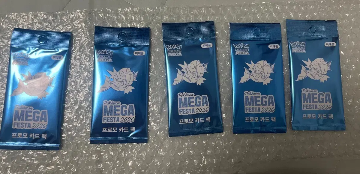 포켓몬 메가 페스타 2026 프로모 카드 팩 5개 일괄판매