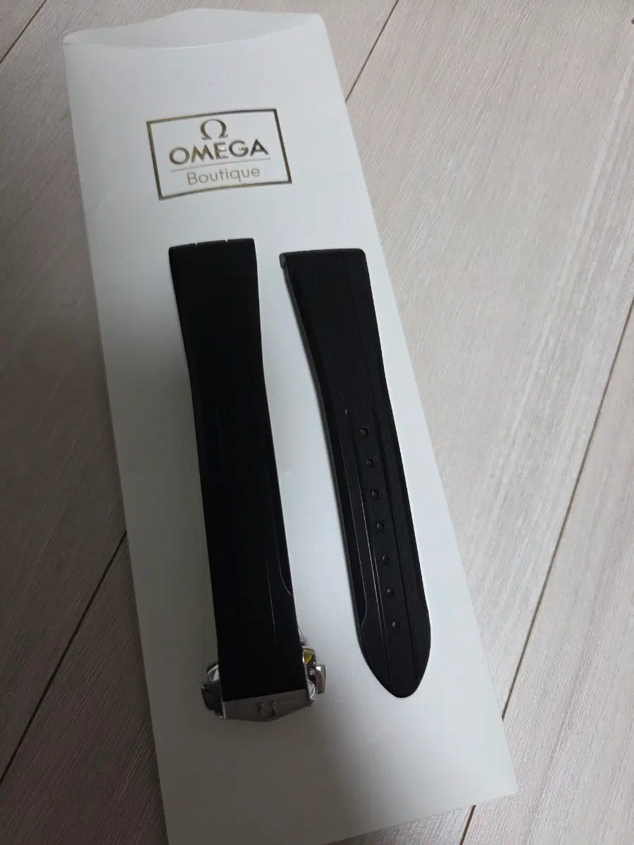 오메가 문워치 전용 정품 러버밴드+디버클