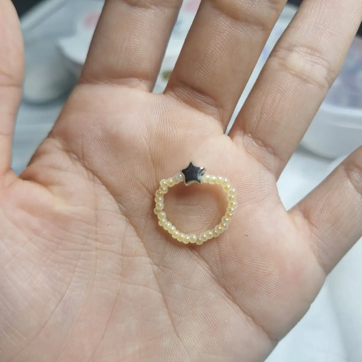 아임 스타 비즈 반지