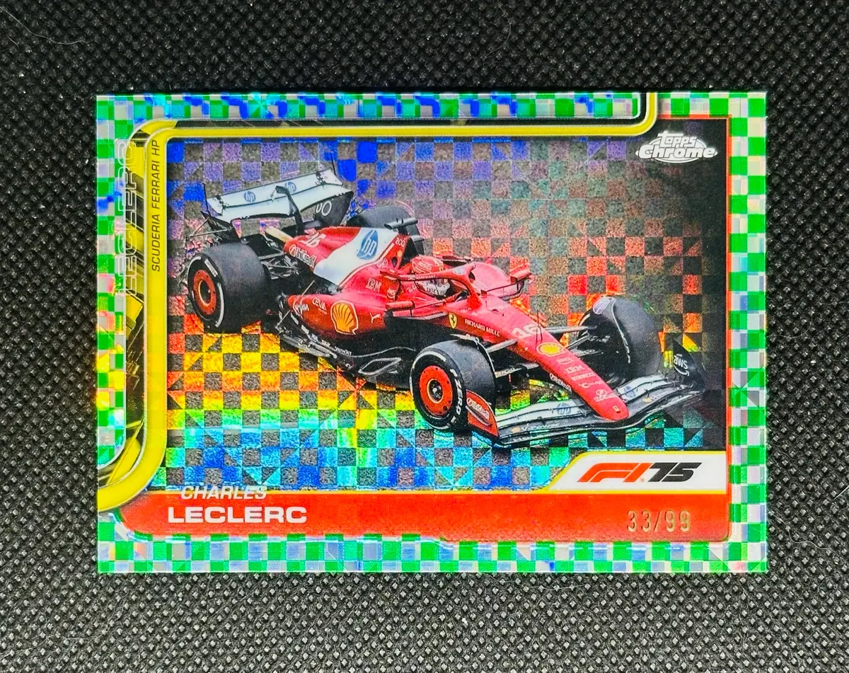2025 F1 탑스 크롬 샤를 르클레르 99한정 카드