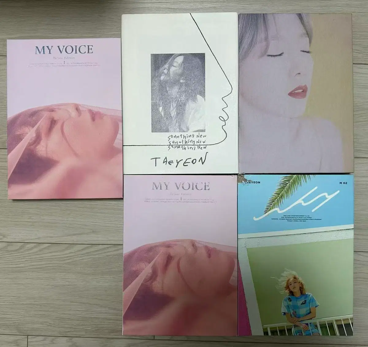 태연 앨범5장일괄 개봉cd