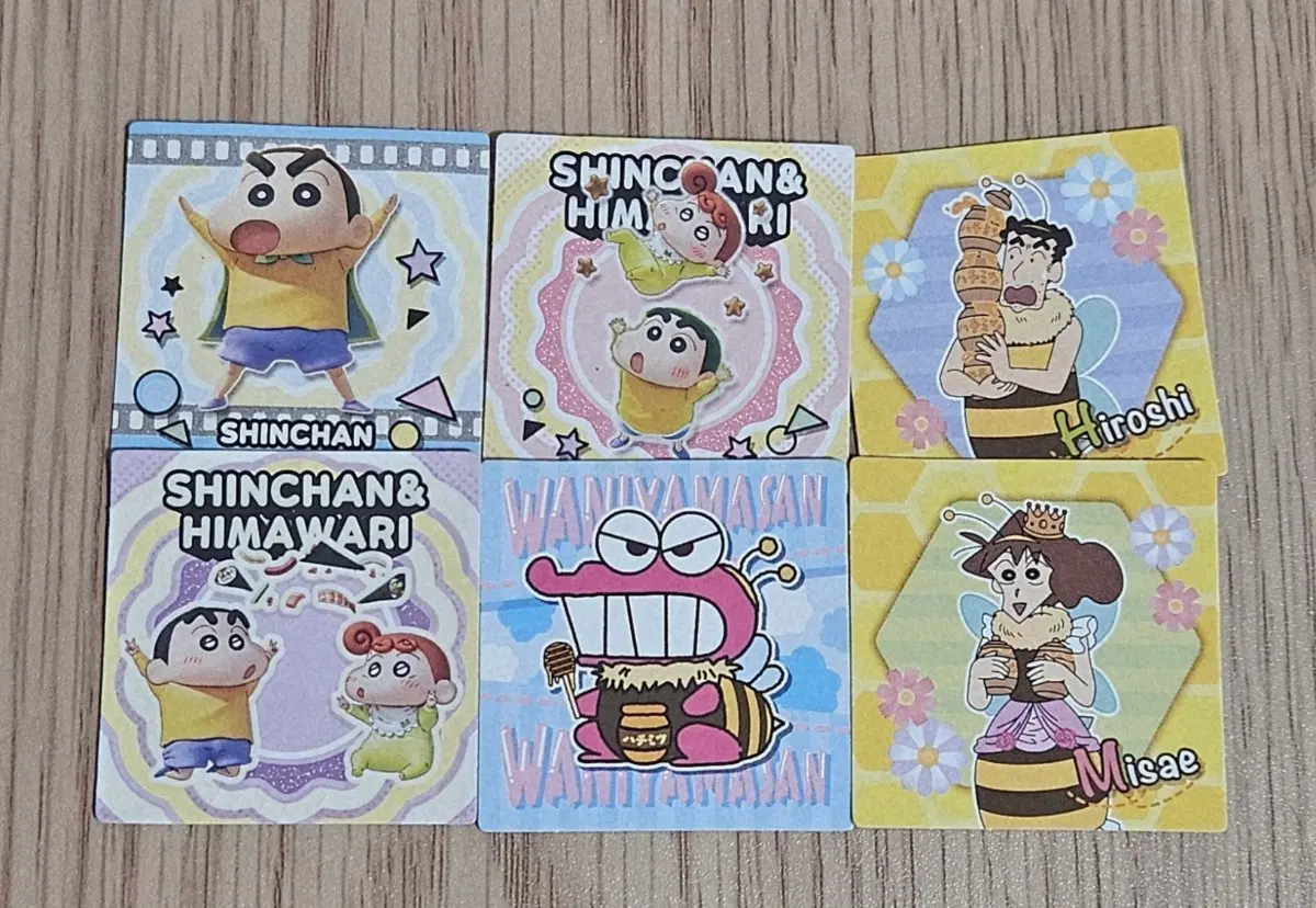 짱구 초코비 스티커 일판,한판 판매합니다!