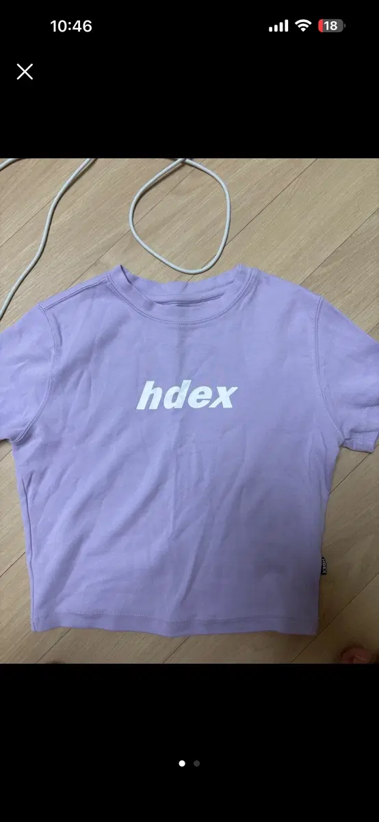 HDEX 크롭 반팔티 운동복