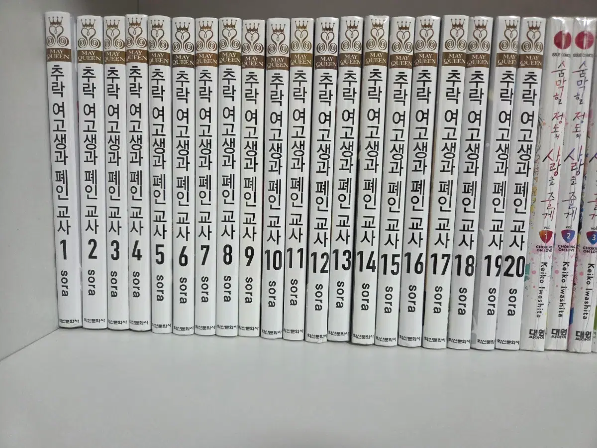추락여고생과 폐인교사 1~20 미개봉