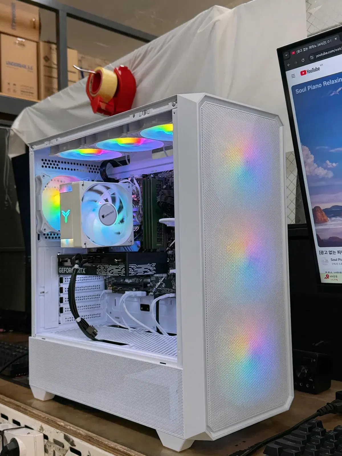 특가본체! RTX5060Ti 8G 인기구성! 고사양 게이밍컴퓨터 데스크탑