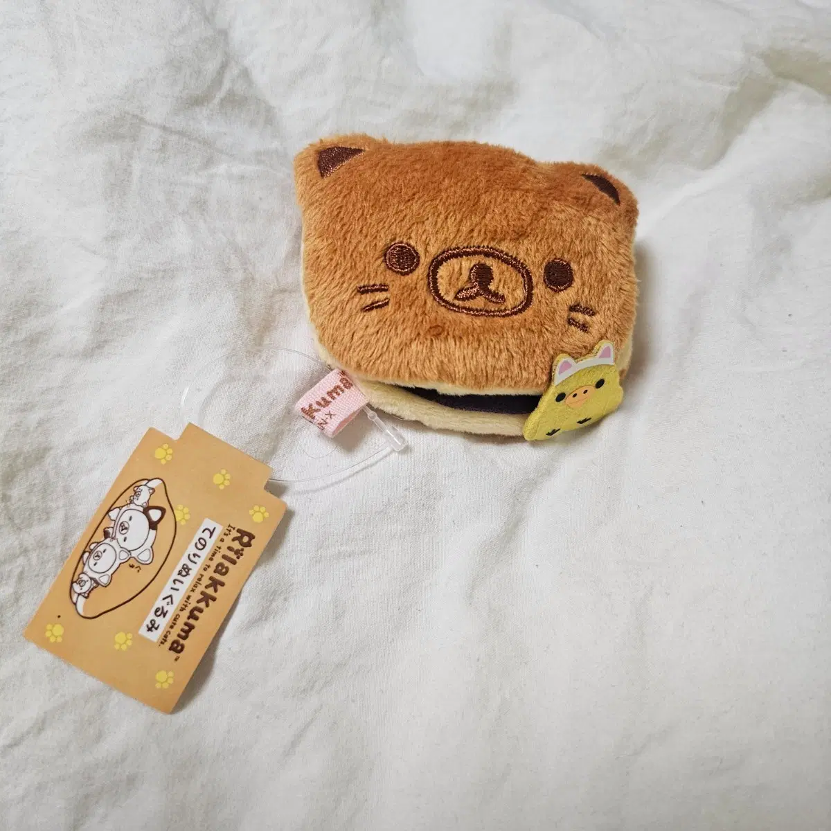 리락쿠마 고양이 키이로이토리 도라야키 도라야끼 테노리