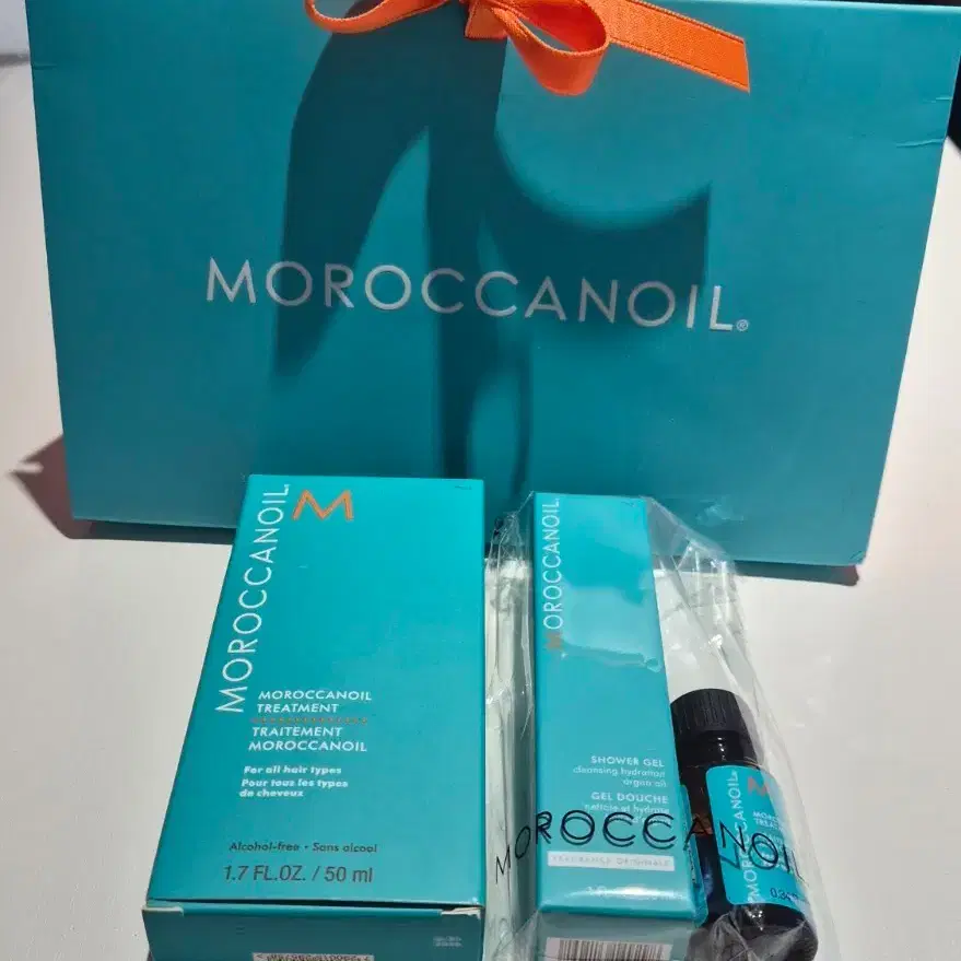 모로칸오일 트리트먼트 50ml + 샤워젤 30ml 세트