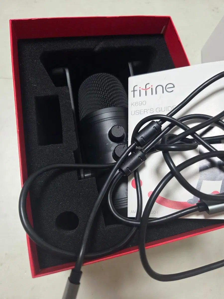 fifine 피파인 USB K690 마이크 ASMR 방송