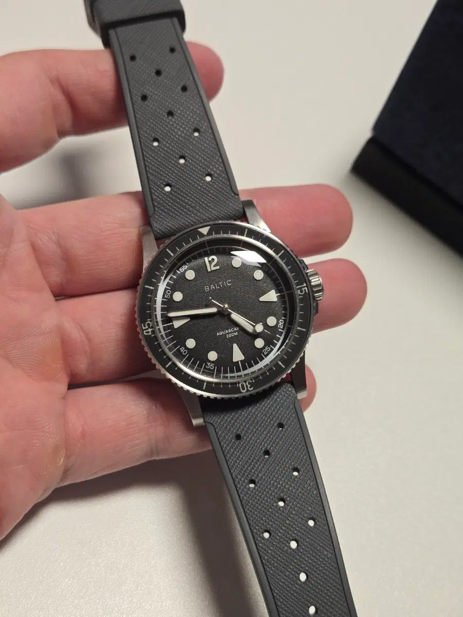 [풀세트] Baltic 발틱 아쿠아스카프 MK2 37mm 그레이 / Aquascaphe MK2