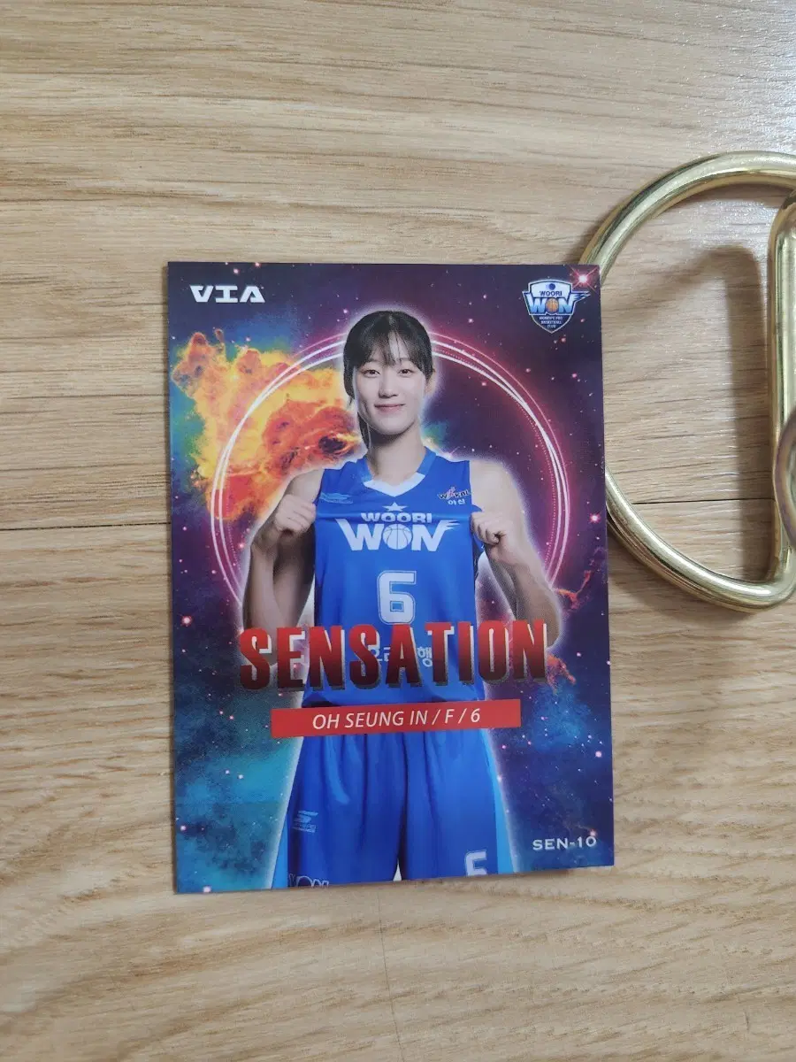 24-25비아 wkbl 우리은행 우리원 오승인 농구카드