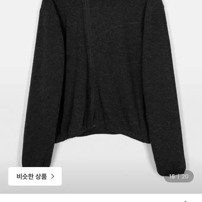 베르크서울 DIAGONAL WARMER ZIP-UP 블랙