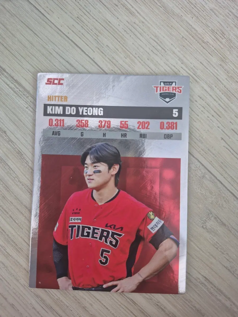 SCC 크보(KBO) 카드 기아타이거즈 김도영