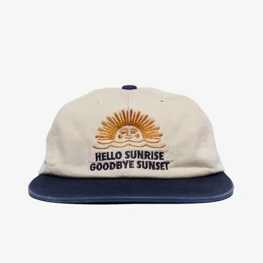 헬로선라이즈 볼캡 90s Logo 6Panel Cap_Beige&Navy