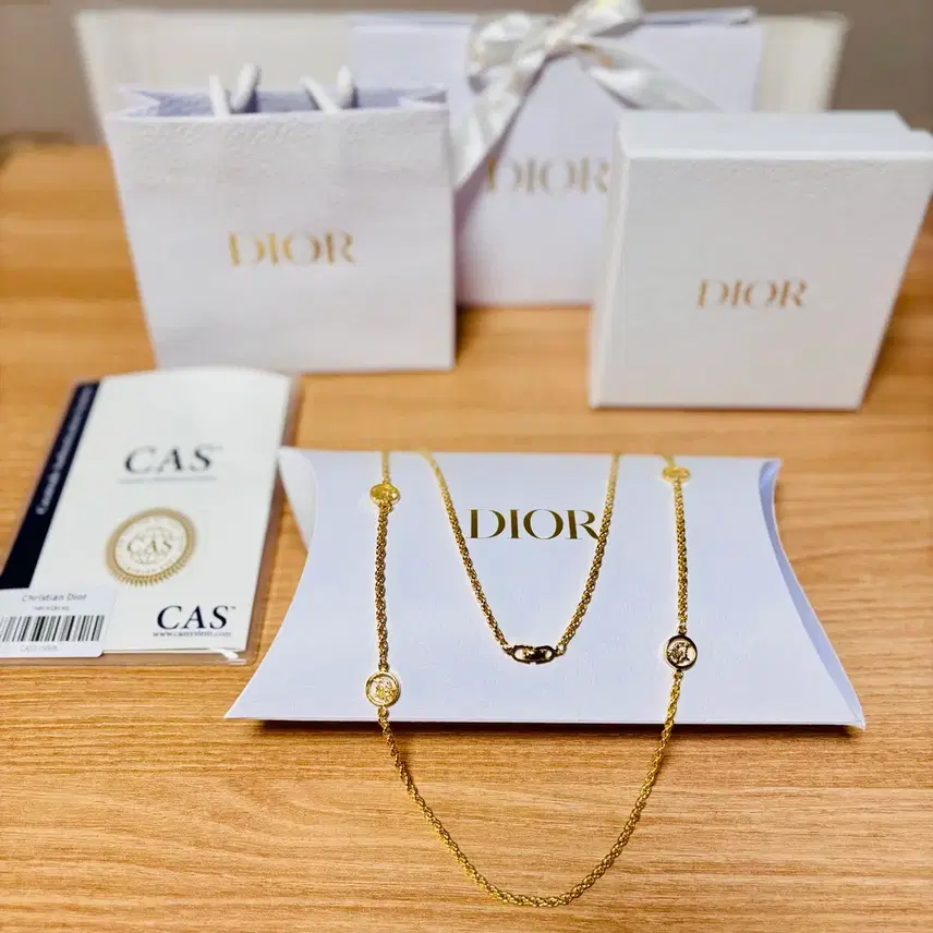 クリスチャン ディオール（Christian Dior）ヴィンテージ80cmロングロープチェーン4-CDロゴチャームネックレス