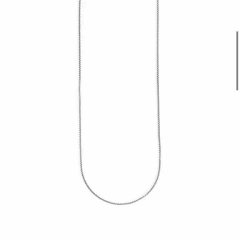 프렌치레코드 실버체인네크리스 SILVER CHAIN NECKLACE