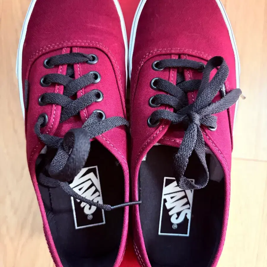 반스 vans 버건디 235 240
