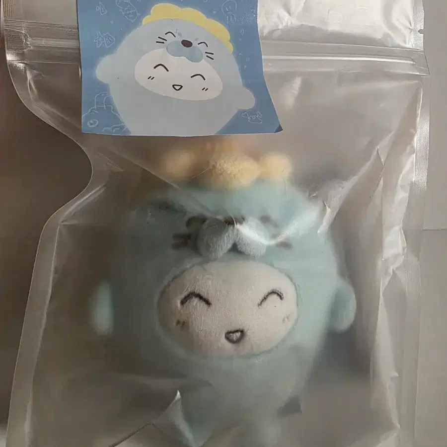 미개봉)에이티즈 여상 8주년 전시회 BLUE DRIFT PLUSH SEA COLLECTION 플러시 키링