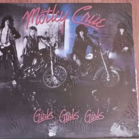 motley crue lp 미개봉 준라이센스 엘피