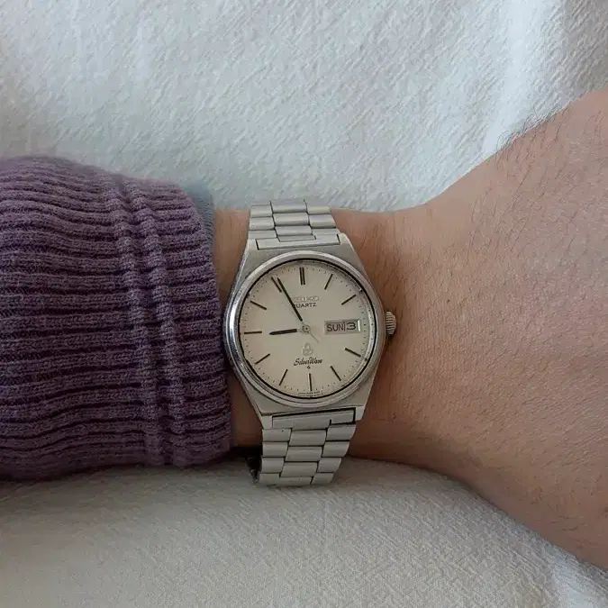 [세이코] SEIKO SilverWave Day-Date Quartz