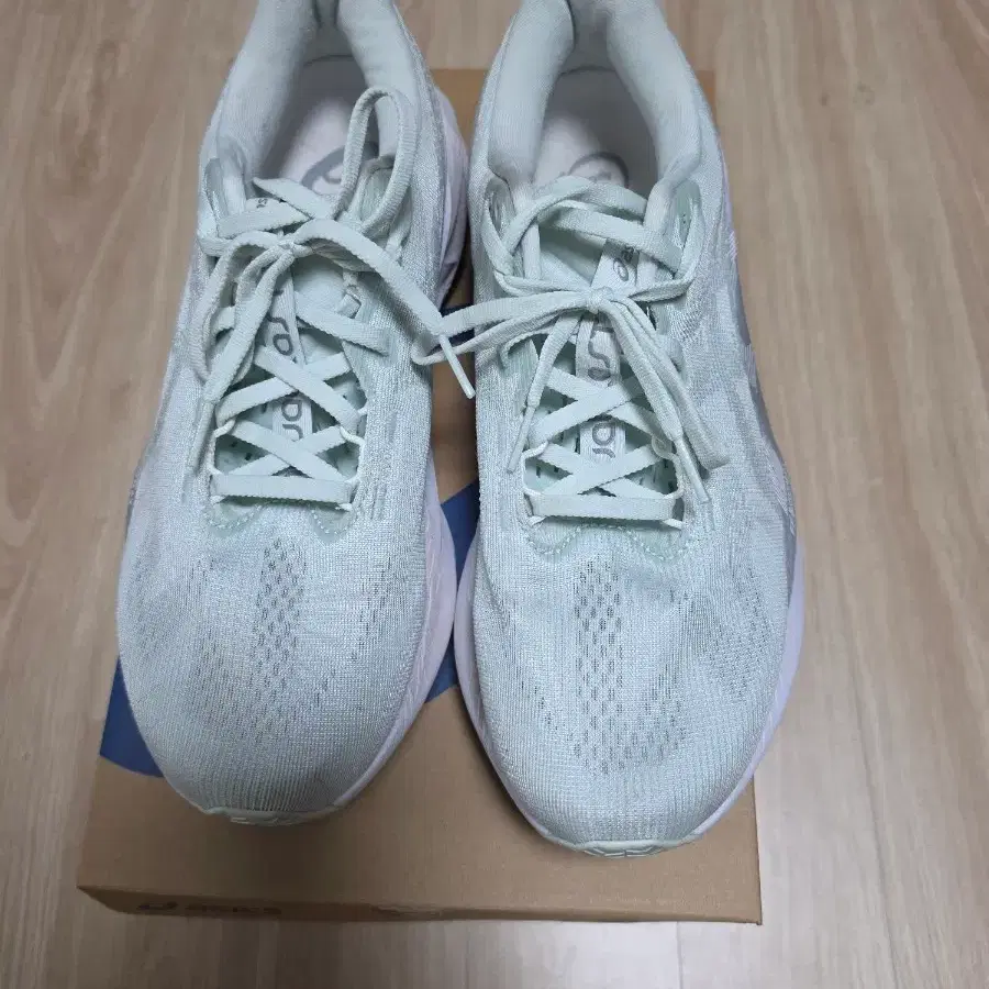 아식스 노바블라스트 5 퓨어 아쿠아 실 그레이 270