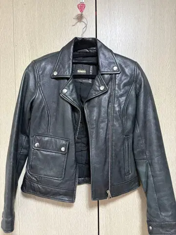 ZARA 리얼 가죽 라이더 자켓