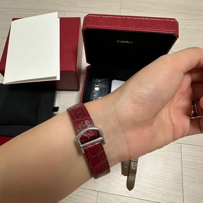까르띠에 빌롱블루33mm(다이아베젤) 사진 8