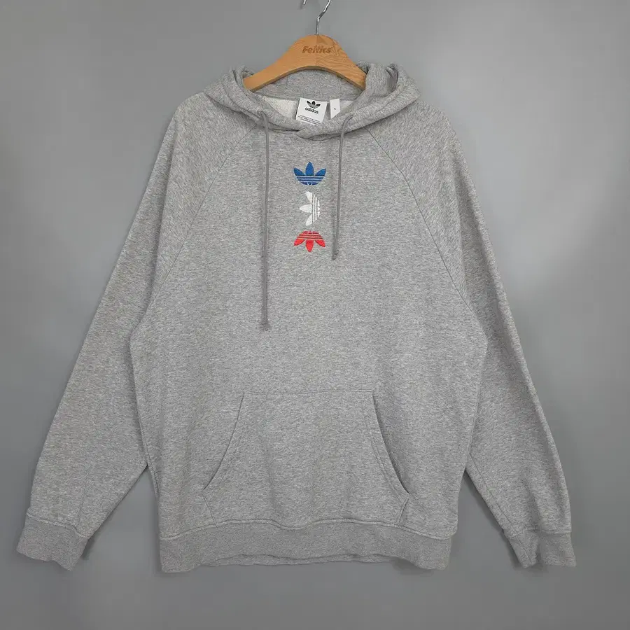 아디다스 Adidas 오리지널스 트레포일 로고 후드티 XL