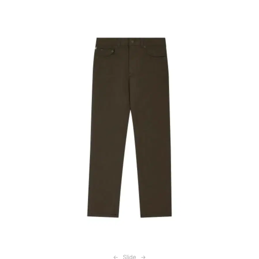 사파리스팟 1/2 EASY REGULAR SLIM PANTS (BROWN)