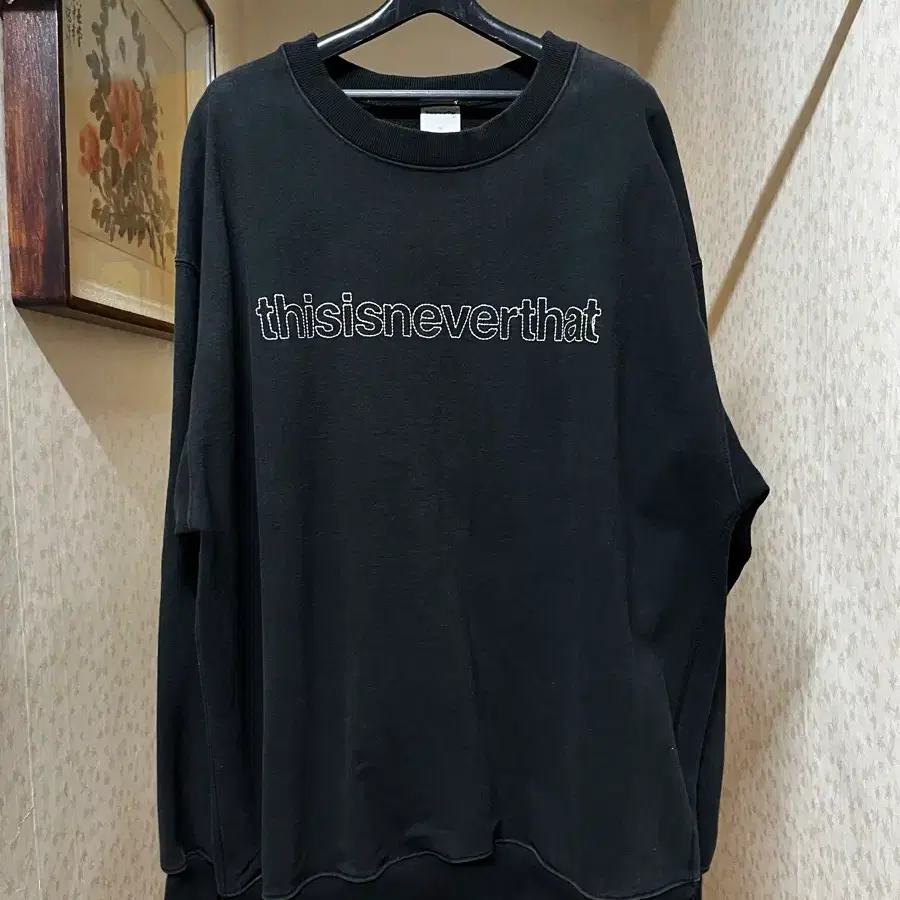 [XL] 디네댓 맨투맨 블랙