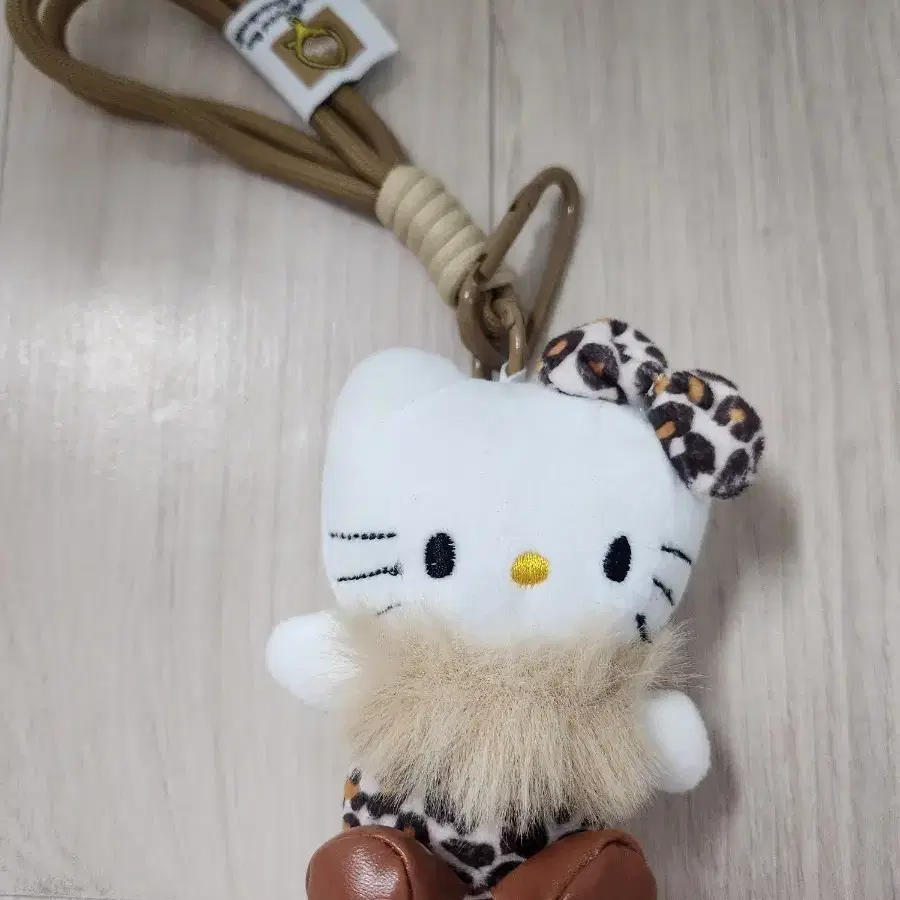 키티 호피 키링인형 새상품