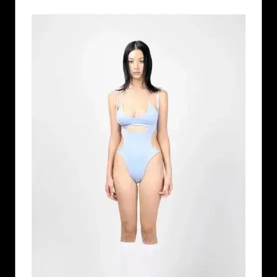 혜인서 레이어드 수영복 블루