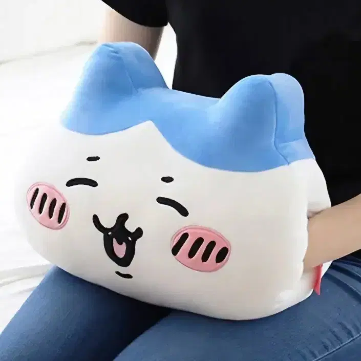 먼작귀 하치와레 페이스 핸드워머 낮잠 쿠션