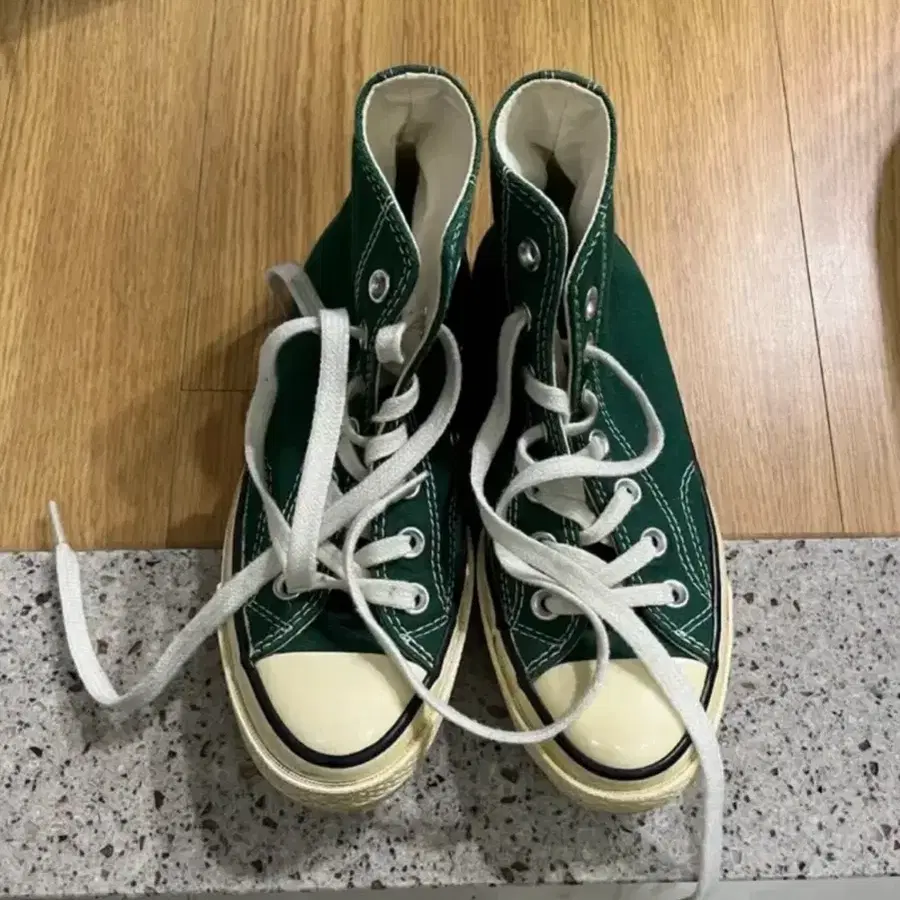 컨버스 척테일러 70 하이 다크 그린 225 & 박스앤콕스230