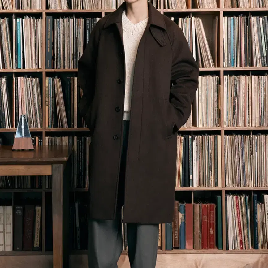 마인드브릿지 꾸뛰르 캐시미어 발마칸 코트 100