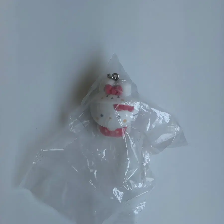 산리오 부들부들 폭신폭신 플로키 가챠 키링 키티