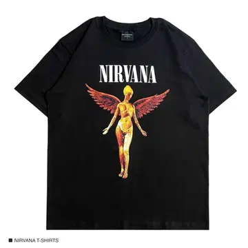 NIRVANA 닐바나 M 티셔츠 락 밴드 티 커트 코베인