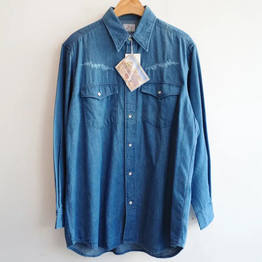 Levis 리바이스 자수 데님 웨스턴셔츠 (새상품)