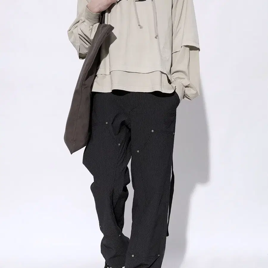 Rick Owens DRKSHDW Cream Hustler Hoodie