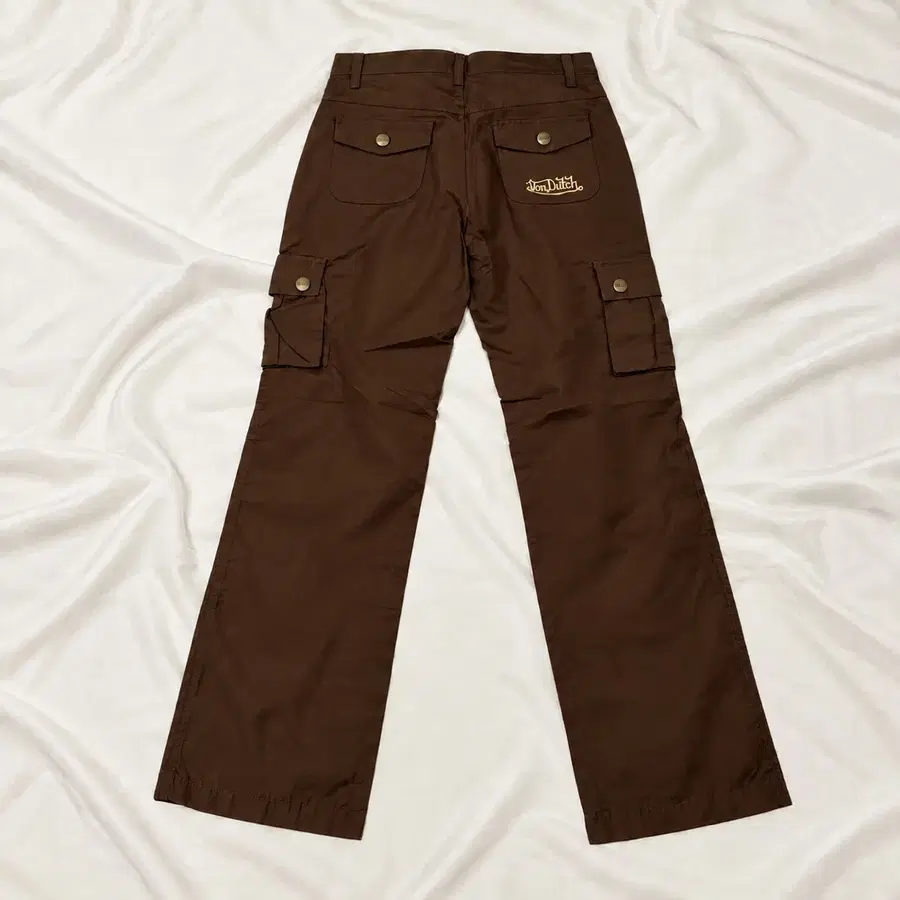 [90 택달린 새상품] 00s Y2K Von Dutch 본더치 브라운 카고 팬츠