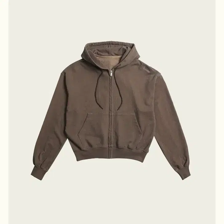 리본빛 Riel Hoody Zip-up 브라운