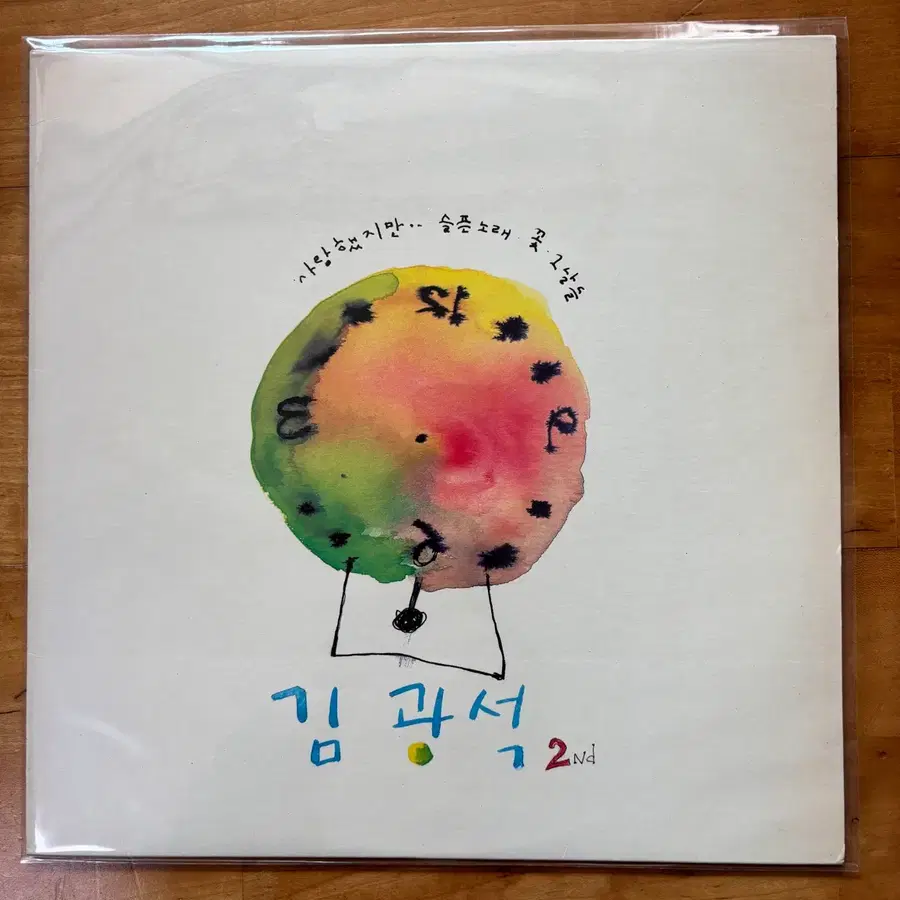 김광석 2집 LP 초반 1991년 사랑했지만