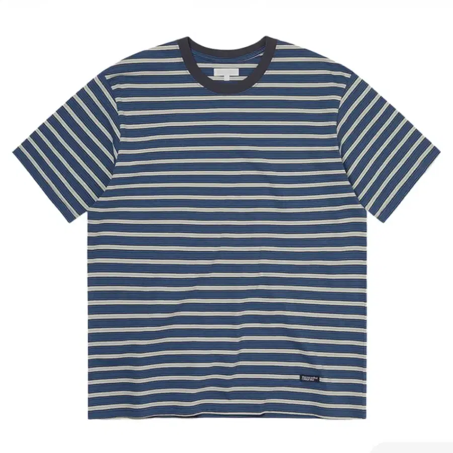 디스이즈네버댓 스트라이프 티셔츠 Striped Tee Blue L