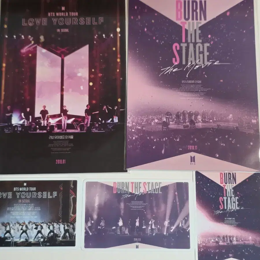 방탄소년단 방탄 번더스 더 무비 럽셀 상영회 특전 포스터 이미지티켓