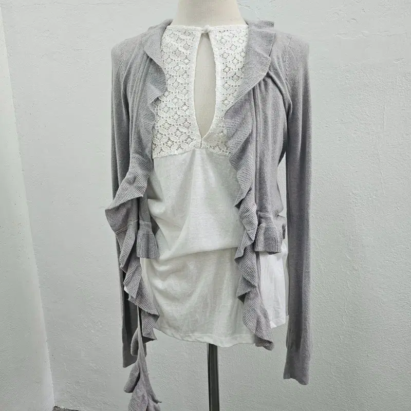 KAILAILILA ITALY 울 가디건 여 XL/XXL J6639
