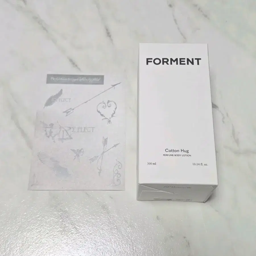 미개봉) 포맨트 박지훈 바디로션 코튼허그 퍼퓸 300ml 새상품 판매 리플렉트 앨범 스티커