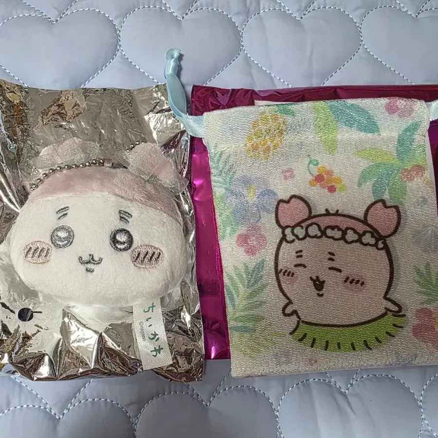 치이카와 인어섬 카니 복조리 파우치 일괄