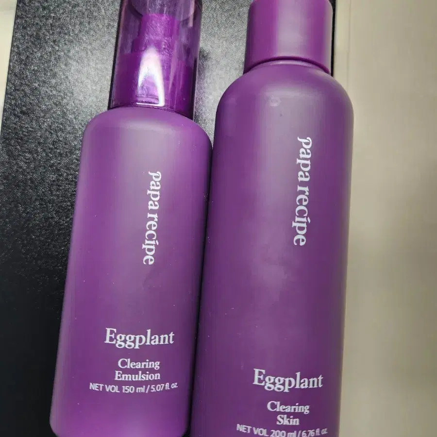 파파레서피 가지 클리어링 스킨+에멀전