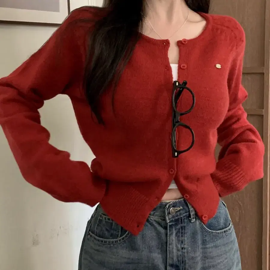 히니크 네즈 심볼 가디건