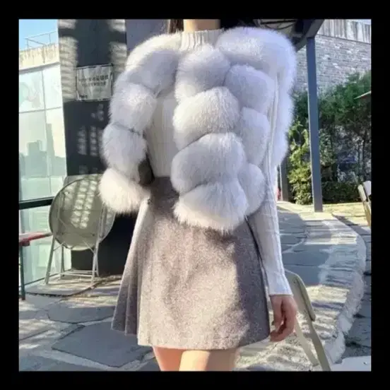 사가폭스 퍼조끼